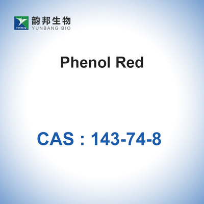 คราบจุลินทรีย์สีแดงฟีนอล C19H14O5S สูตร PR CAS 143-74-8
