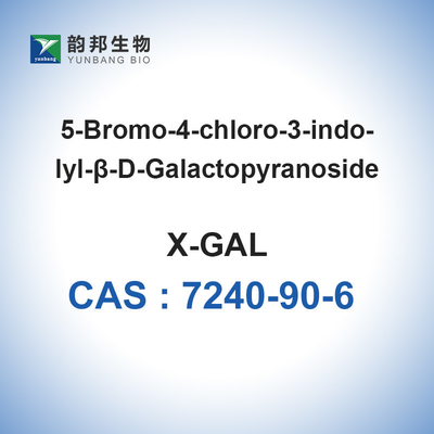 X-GAL CAS7240-90-6 ไกลโคไซด์ 5-โบรโม-4-คลอโร-3-อินโดลิล-เบต้า-D-กาแลคโตไซด์