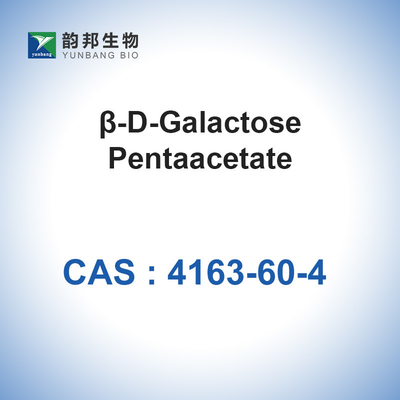 ความบริสุทธิ์ 99% Β-D-Galactose Pentaacetate CAS 4163-60-4 Beta-D-Galactose Pentaacetate