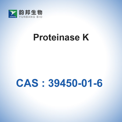 CAS 39450-01-6 เอนไซม์โปรตีเอสชีวภาพตัวเร่งปฏิกิริยา K Proteinase K Lyophilized