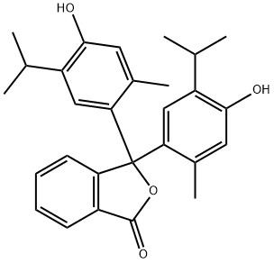 Thymolphthalein ACS reagent เนื้อหาสารสี 95% CAS 125-20-2