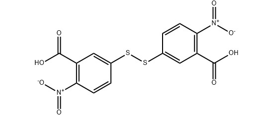 CAS 69-78-3 รีเอเจนต์ในการวินิจฉัยในหลอดทดลอง 5,5′-Dithiobis(2-Nitrobenzoic Acid) DTNB