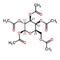ความบริสุทธิ์ 99% Β-D-Galactose Pentaacetate CAS 4163-60-4 Beta-D-Galactose Pentaacetate