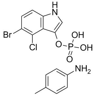 BCIP CAS6578-06-9 5-Bromo-4-Chloro-3-Indolyl Phosphate P-โทลูอิดีนเกลือ