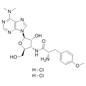 CAS# 58-58-2 Puromycin Dihydrochloride รีเจนต์ชีวเคมี