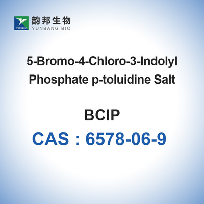 BCIP CAS6578-06-9 5-Bromo-4-Chloro-3-Indolyl Phosphate P-โทลูอิดีนเกลือ