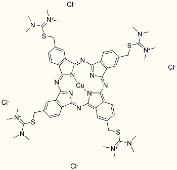 CAS 33864-99-2 สีฟ้า Alcian 8 GX (C.I.74240)