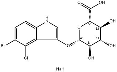 CAS 129541-41-9 5-บรอโม-4-คลอโร-3-อินโดลิล-เบต้า-ดี-กลูคูโรไนด์ เกลือนาเดียม,X-GlcA/X-กลูค