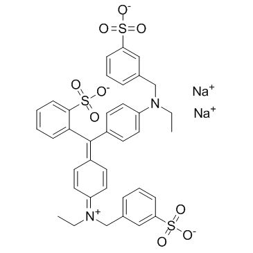 CAS 3844-45-9 อีริโอกลาวซีน รีเจนต์เกลือไดโซเดียมสําหรับวิทยาศาสตร์ชีวภาพ